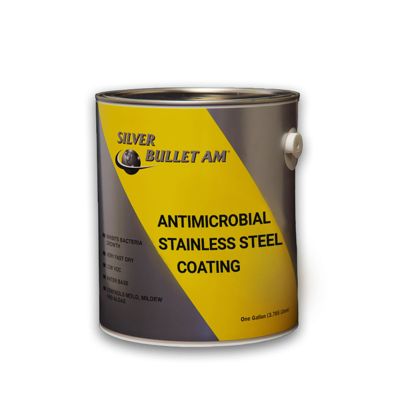 Gloss Stainless Steel Antimicrobial Paint Resist 650 Strains Bacteria